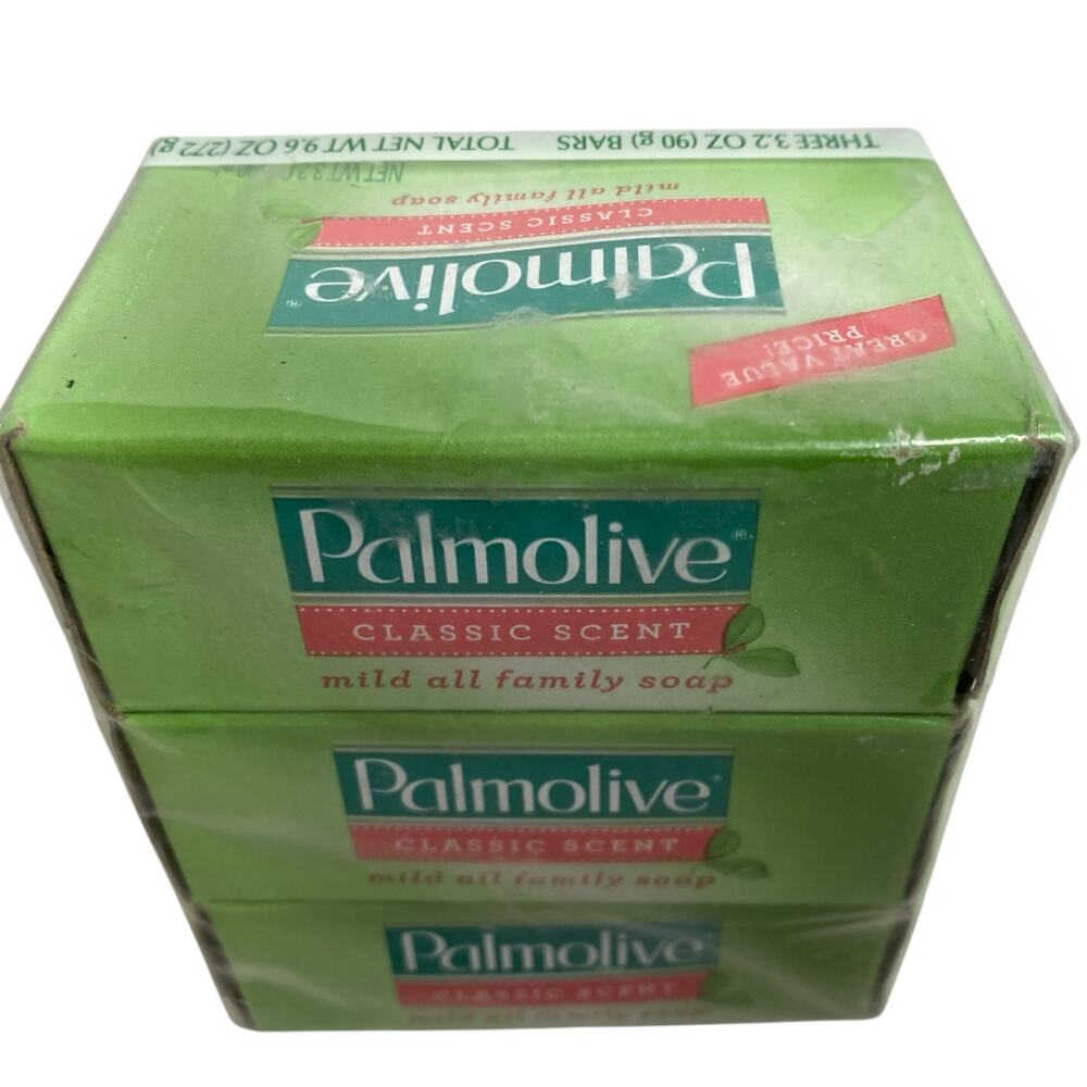 Palmolive 3 Pack Bar Soap Mild All Family 3.2oz. ea. Classic Scent NIB Sealed - Picture 6 of 8